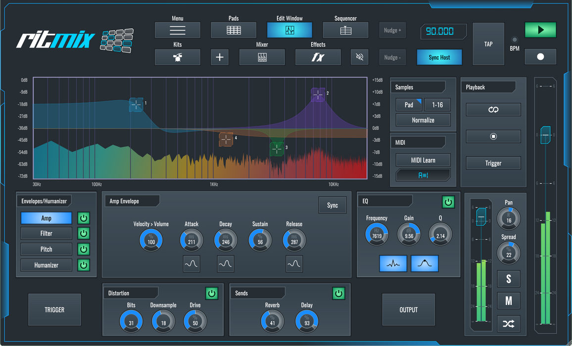 Soundbridge RitMix: Drum Machine