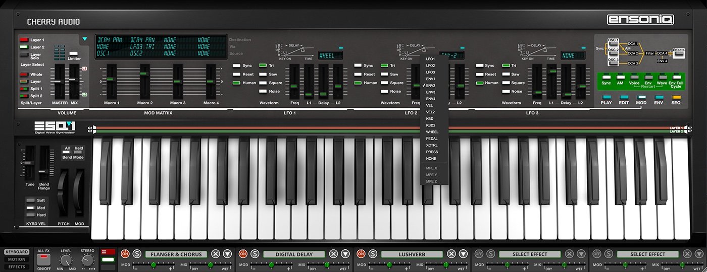 Cherry Audio CA Ensoniq ESQ-1