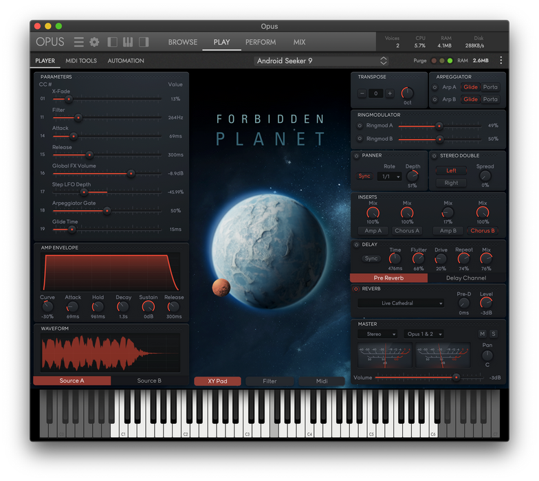 EastWest Pianos FORBIDDEN PLANET
