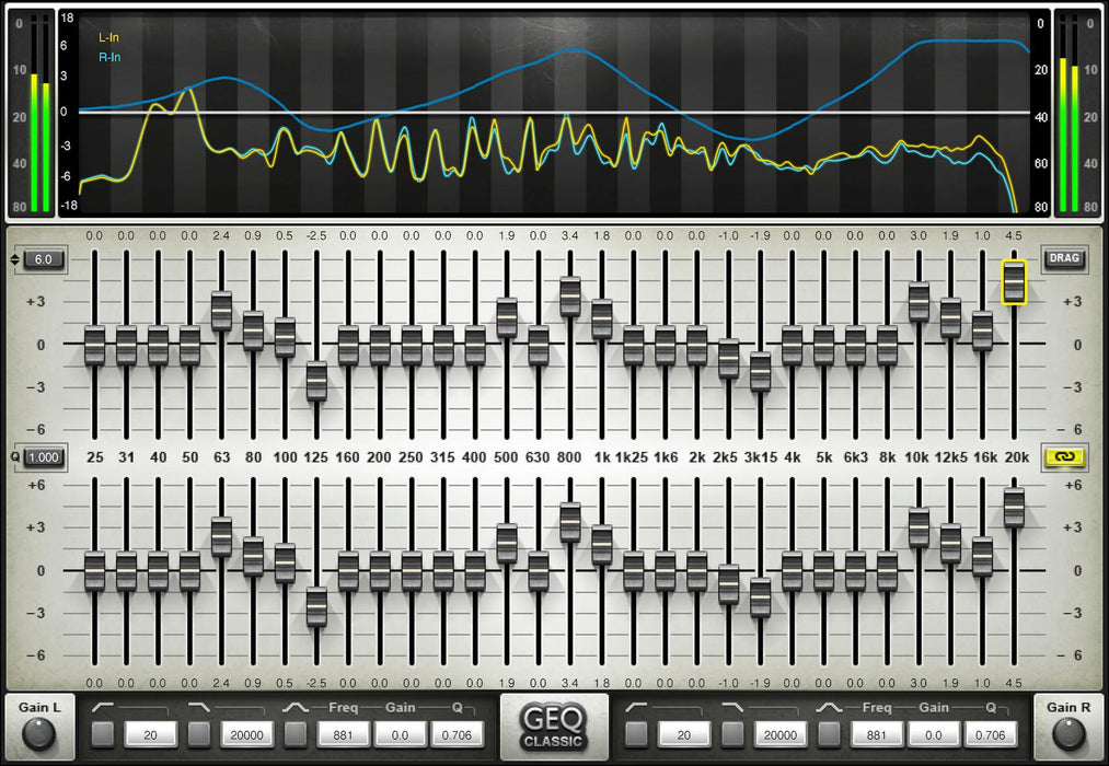 Waves GEQ Graphic Equalizer