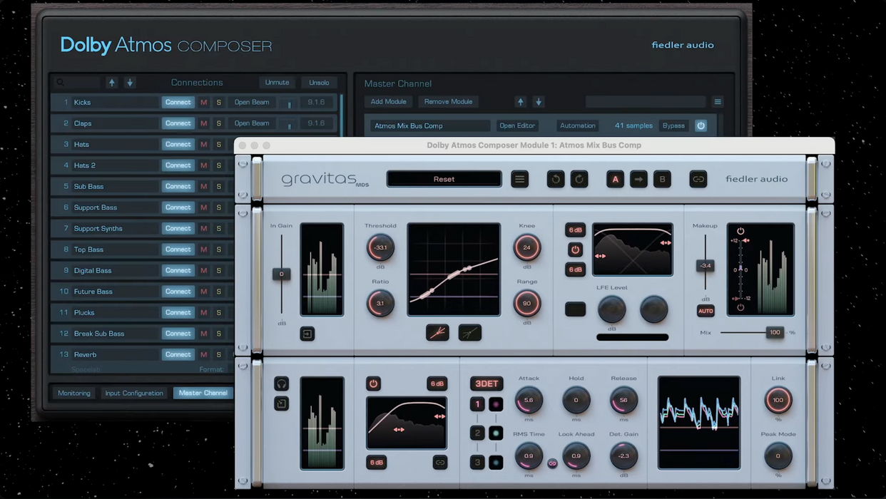 Fiedler Audio Dolby Atmos Composer & gravitas MDS