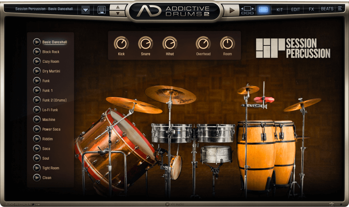 XLN Audio AD2: Session Percussion