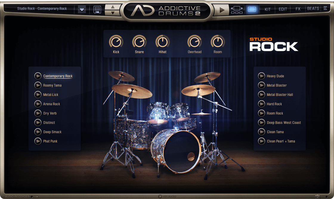 XLN Audio Addictive Drums 2: Studio Collection