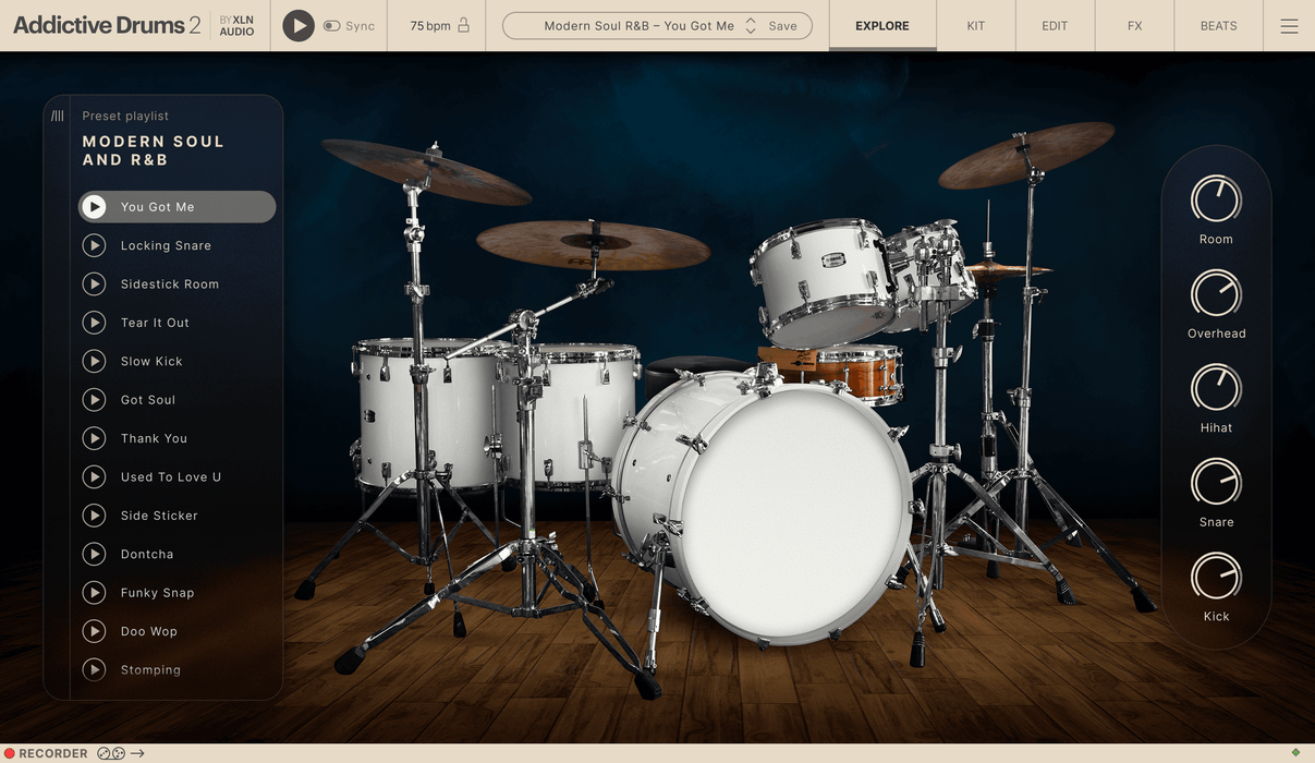 XLN Audio Addictive Drums 2: Soul & R&B Collection