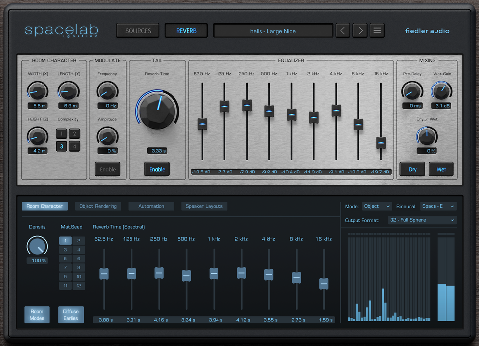 Fiedler Audio Spacelab Ignition & gravitas MDS