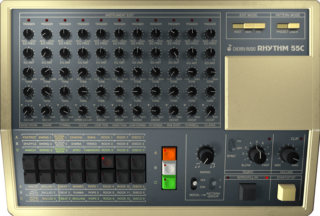 Cherry Audio CA KR-55C Drum Machine