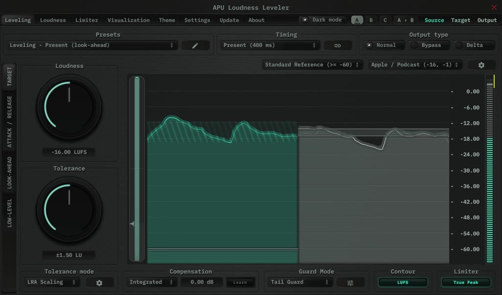Apu Software APU Loudness Leveler