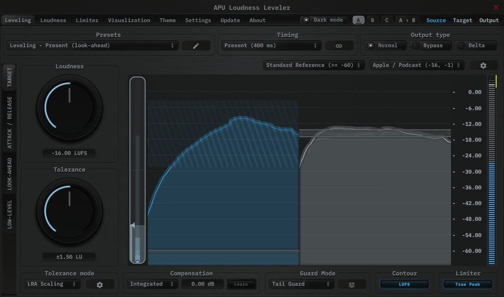 Apu Software APU Loudness Leveler