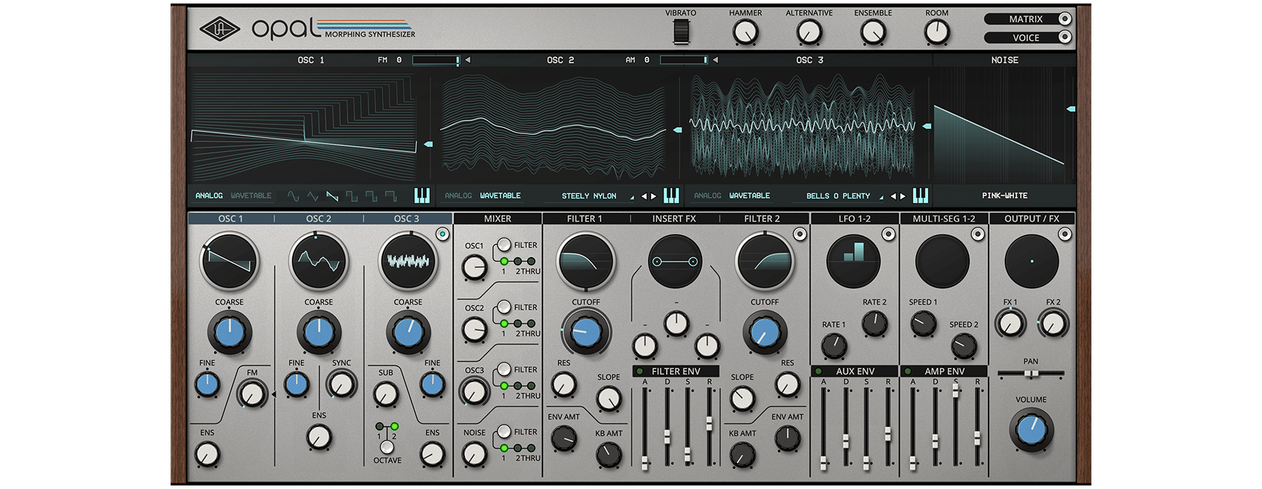 Universal Audio UAD Opal Morphing Synthesizer