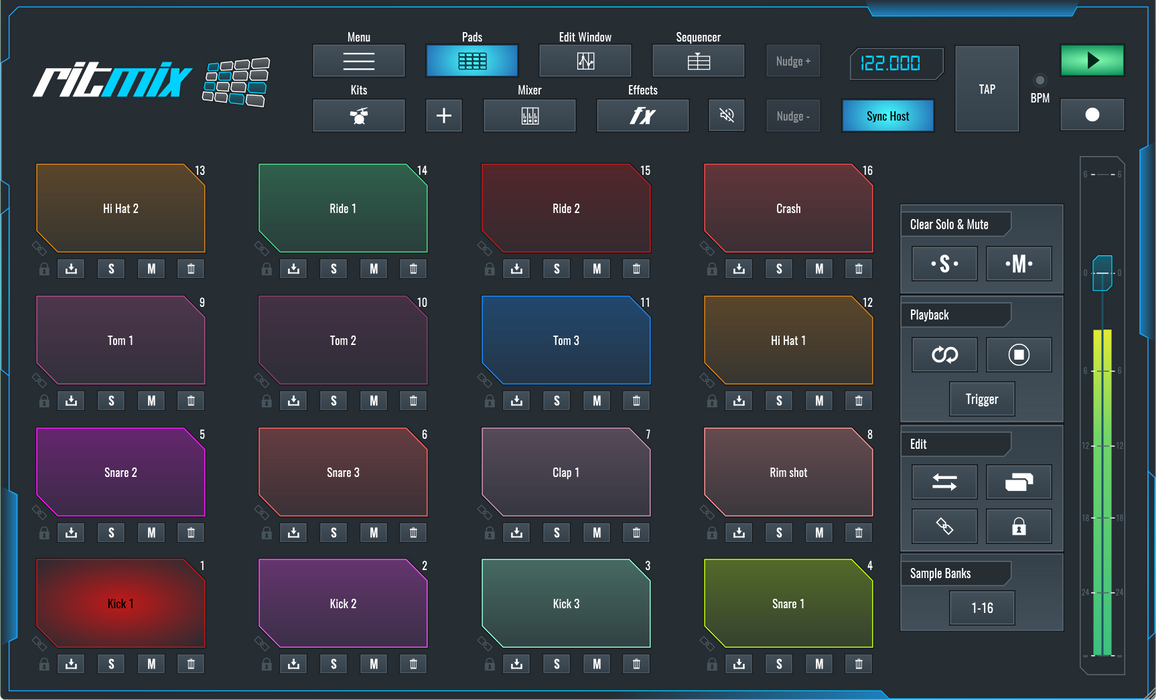 Soundbridge RitMix: Drum Machine