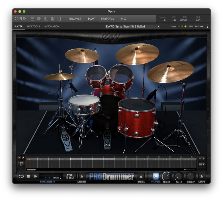 EastWest Drums PRODRUMMER 2