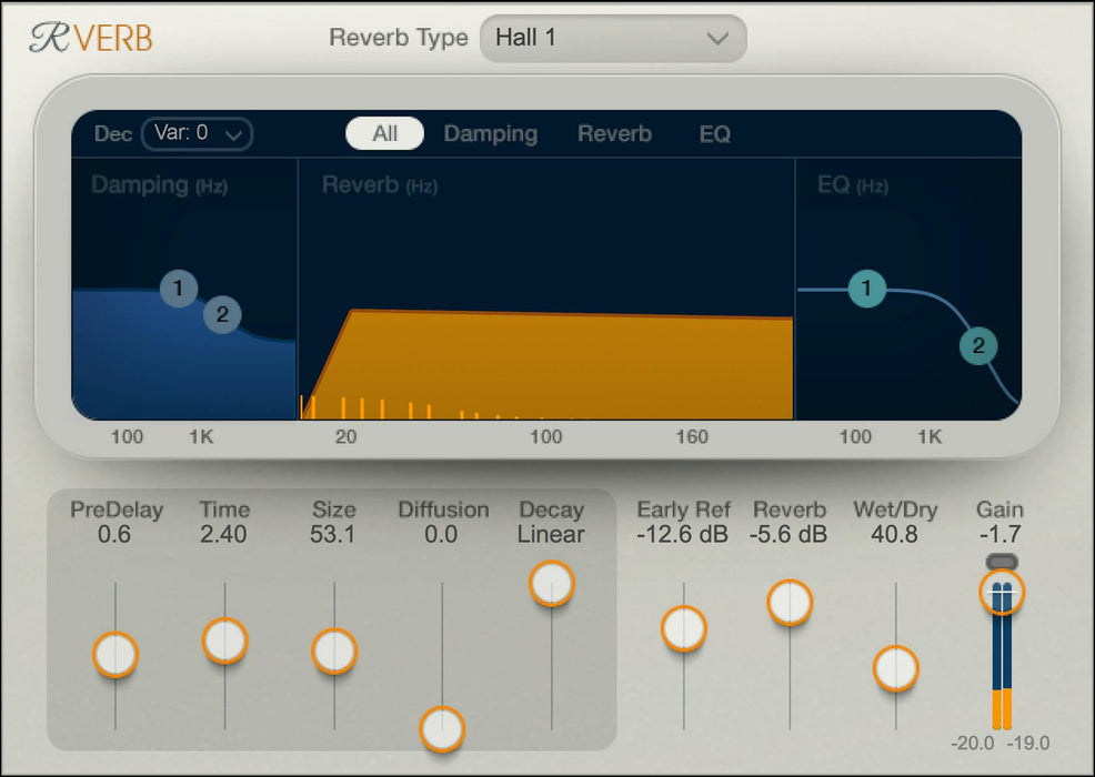 Waves Renaissance Reverb