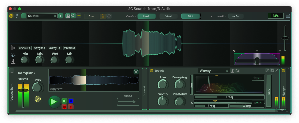Stagecraft Software Scratch Track — Cherubini Store SRL