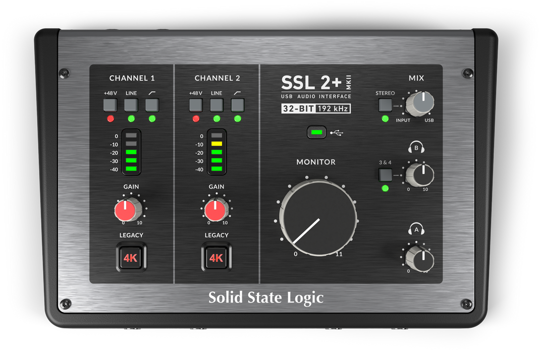 SOLID STATE LOGIC SSL 2+ MKII USB Audio Interface