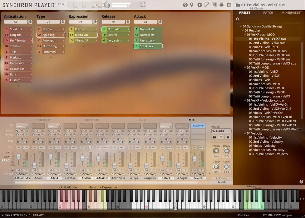 Vienna Symphonic Library Synchron Duality Strings (regular)  (Std. Lib.)