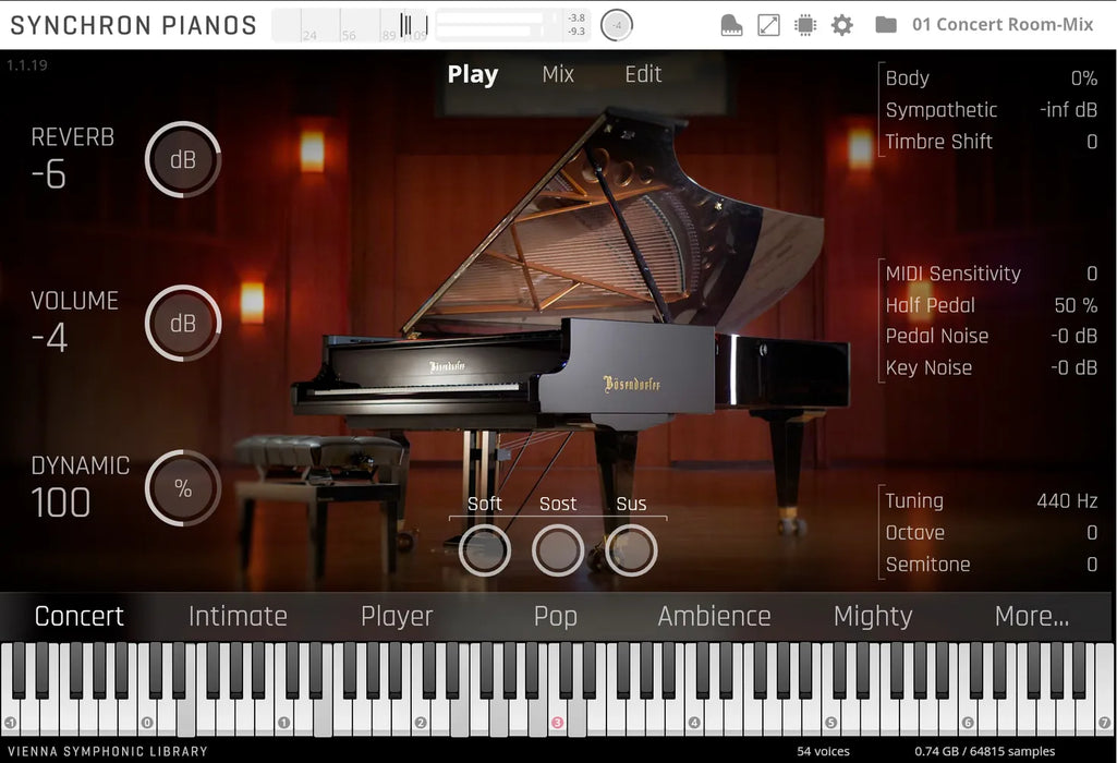 Vienna Symphonic Library Synchron Bösendorfer Imperial (Standard Library)