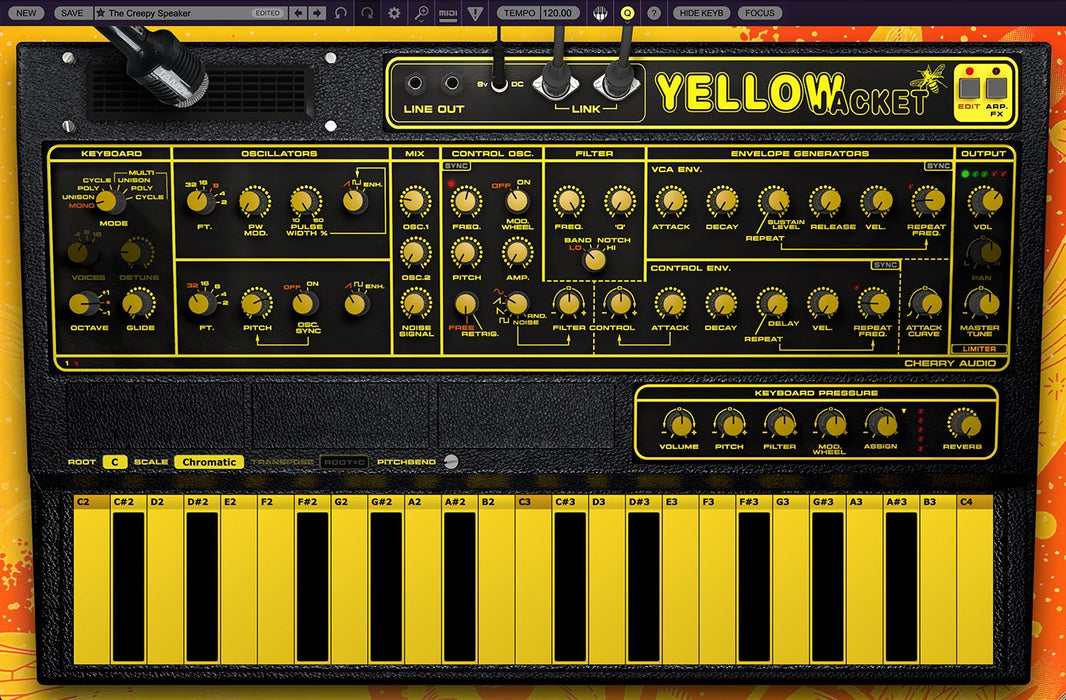 Cherry Audio CA Yellowjacket Synthesizer