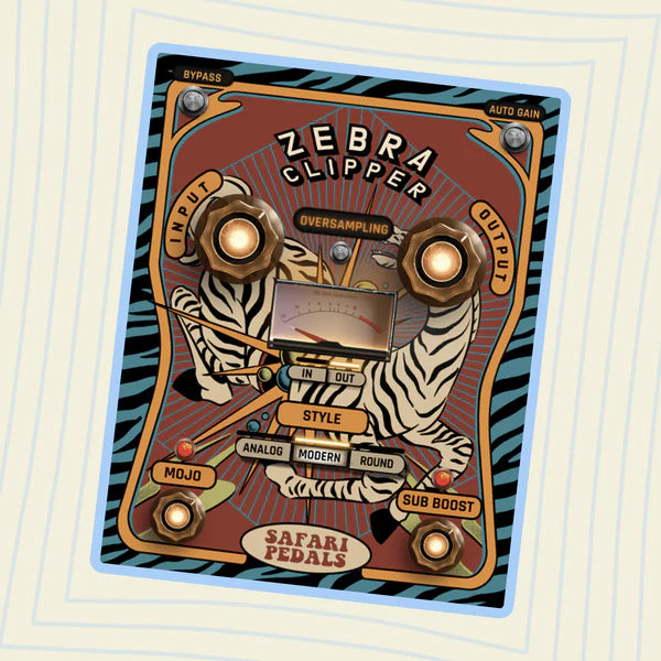 Safari Audio Zebra Clipper