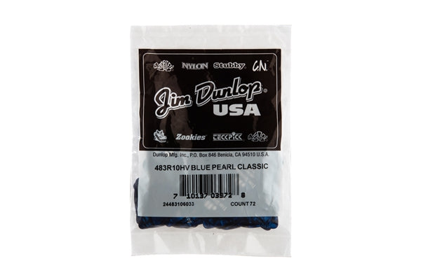 Dunlop 483R#10 Blue Perloid - Heavy