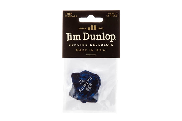 Dunlop 483P#10 Blue Perloid - Thin