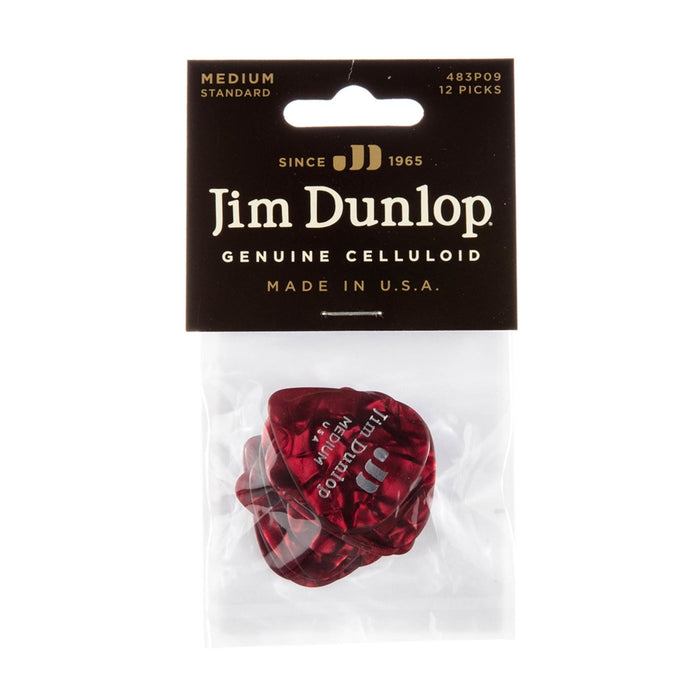 Dunlop 483P#09 Red Perloid - Medium