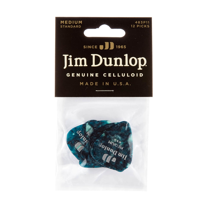 Dunlop 483P#11 Turquoise Perloid - Medium