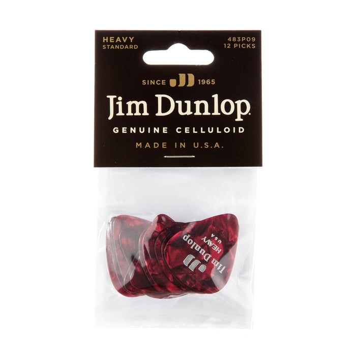 Dunlop 483P#09 Red Perloid - Heavy