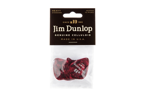 Dunlop 483P#09 Red Perloid - Heavy