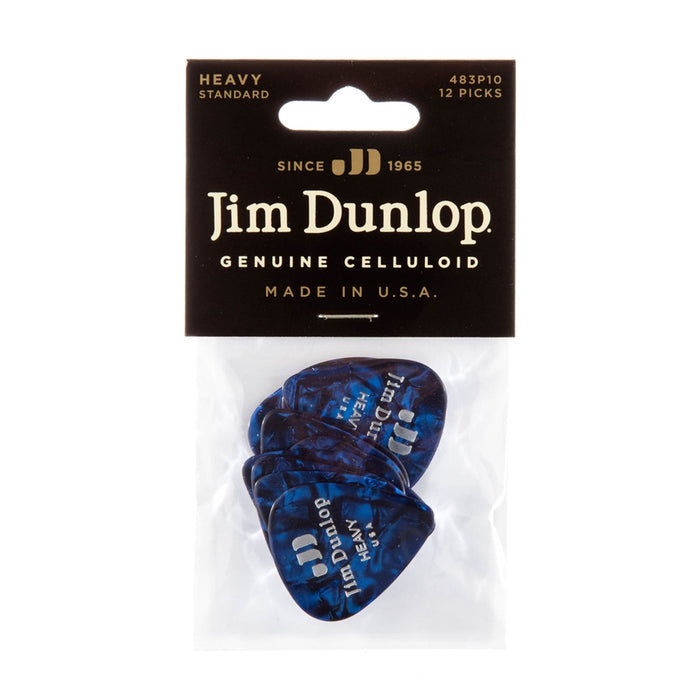 Dunlop 483P#10 Blue Perloid - Heavy