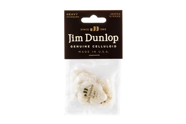 Dunlop 483P#04 White Perloid - Heavy