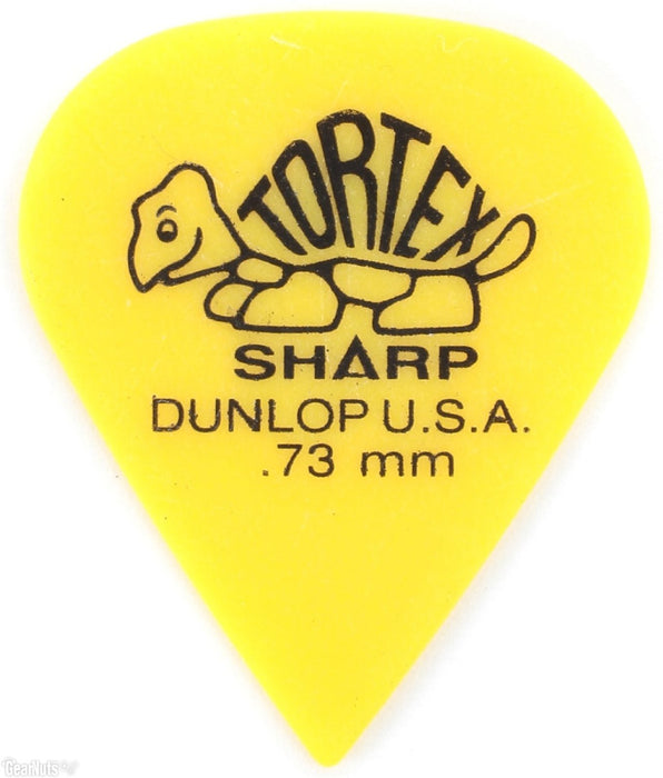 Dunlop 412R.73 Tortex Sharp Yellow