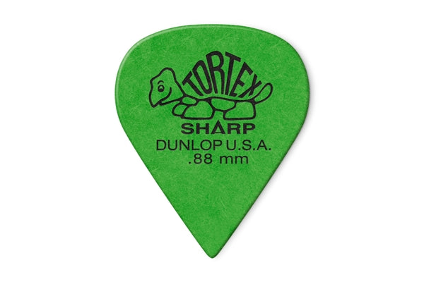 Dunlop 412R.88 Tortex Sharp Green