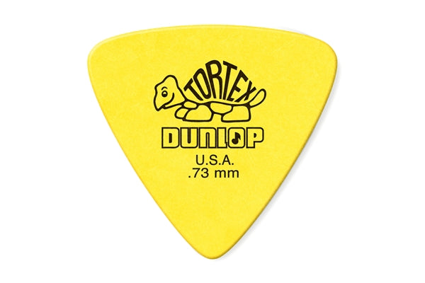 Dunlop 431R Tortex Triangle Yellow .73