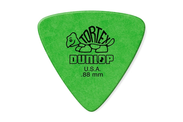 Dunlop 431P Tortex Triangle Green .88