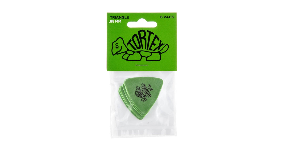 Dunlop 431P Tortex Triangle Green .88