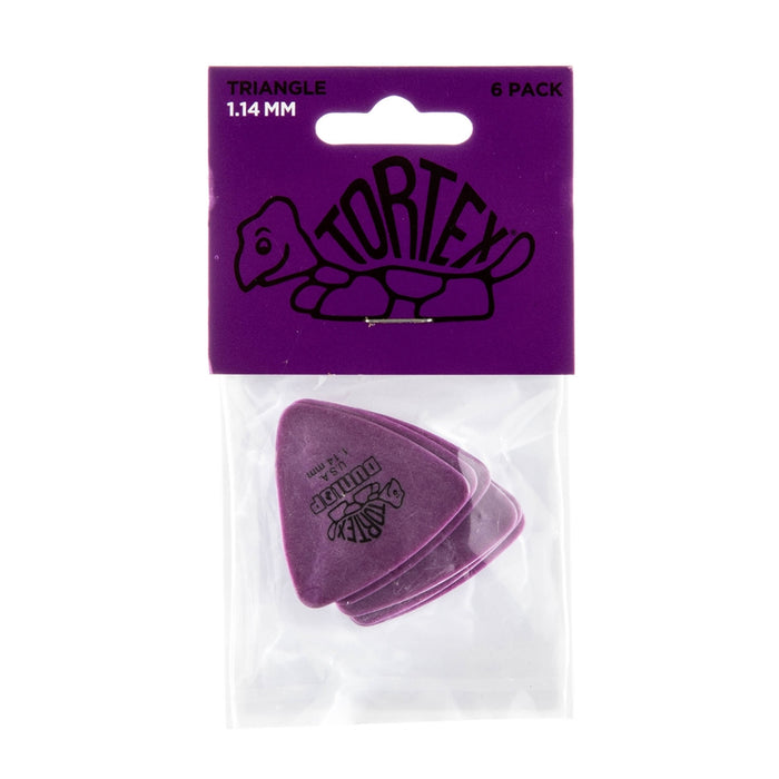 Dunlop 431P Tortex Triangle Purple 1.14