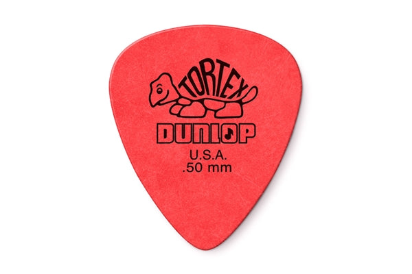 Dunlop 418R Tortex Standard Red .50