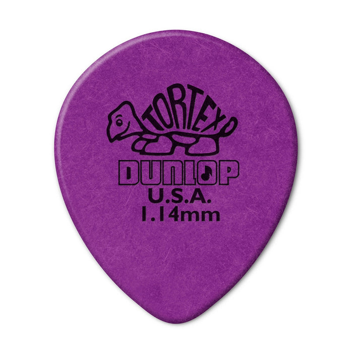 Dunlop 413R Tortex Tear Drop Purple 1.14