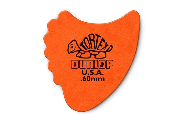 Dunlop 414R Tortex Fin Orange .60