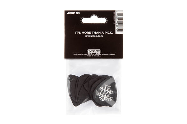 Dunlop 488P Pitch Black Standard .88