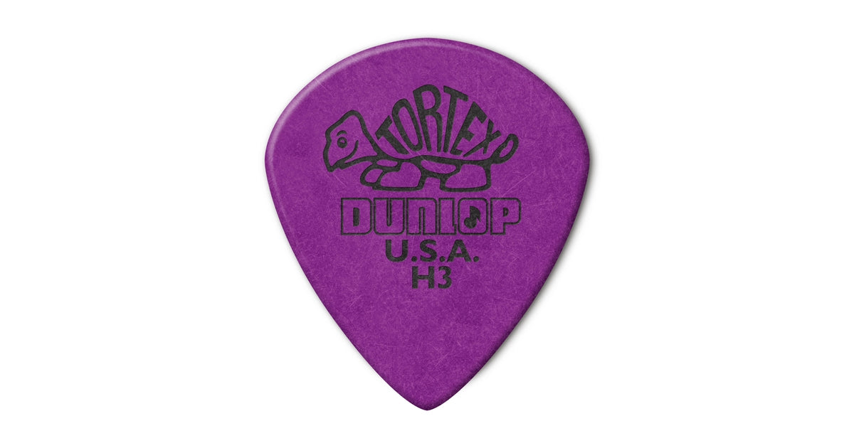 Dunlop 472R Tortex Jazz Purple H3