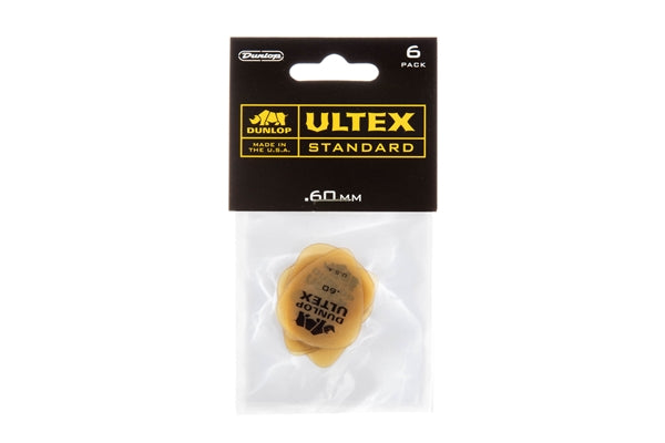 Dunlop 421P.60 Ultex Standard .60mm Player's Pack/6