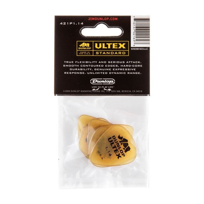 Dunlop 421P1.14 Ultex Standard 1.14mm Player's Pack/6