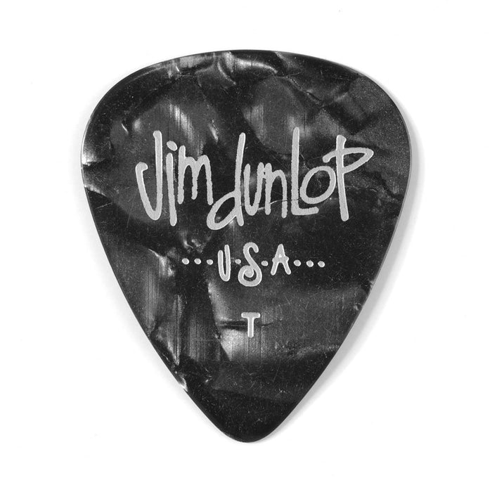 Dunlop 483R#02 Black Perloid - Thin