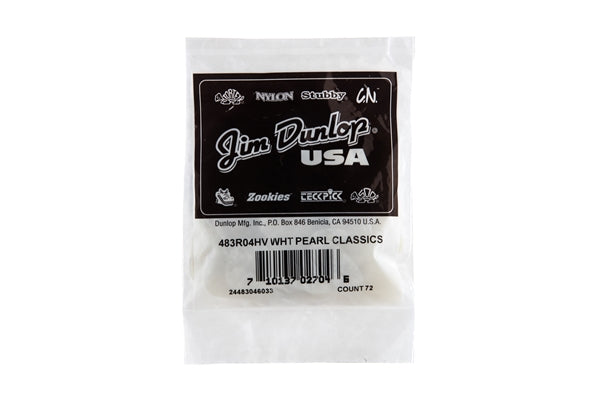 Dunlop 483R#04 White Perloid - Heavy