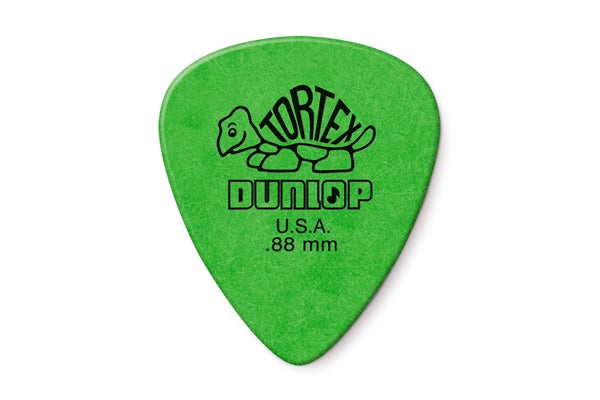 Dunlop 418P Tortex Standard Green .88