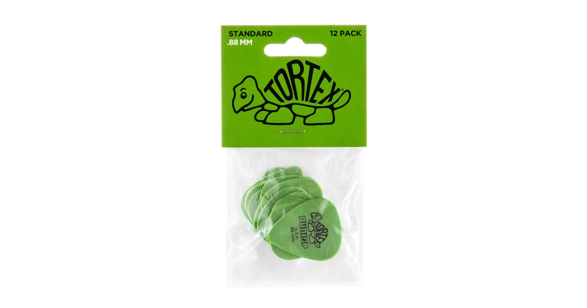 Dunlop 418P Tortex Standard Green .88