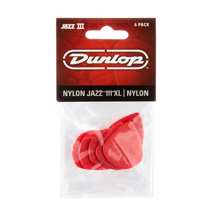 Dunlop 47PXLN Nylon Jazz III XL, Red Nylon