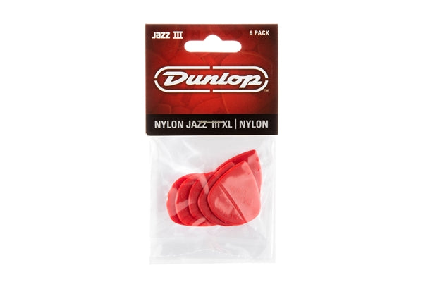 Dunlop 47PXLN Nylon Jazz III XL, Red Nylon