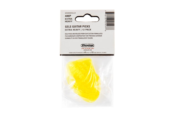 Dunlop 486PXH Gels Yellow Extra Heavy